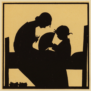 Illustration for Letty, A Study of a Child (litho)