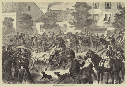 The Charlottenburg Horse Fair (engraving)
