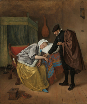 The Sick Woman, c. 1663-66 (oil on canvas)