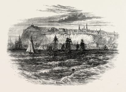 Quebec, Canada, 1870s Engraving