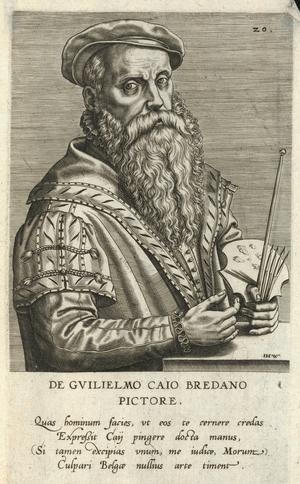 Willem Key of Breda, painter (engraving)