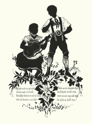 Silhouette by Hugo Strohl (litho)