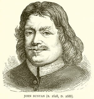 John Bunyan (B. 1628, D. 1688) (engraving)
