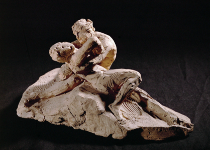 Amor and Psyche reclining, bozzetto 1818 (clay)