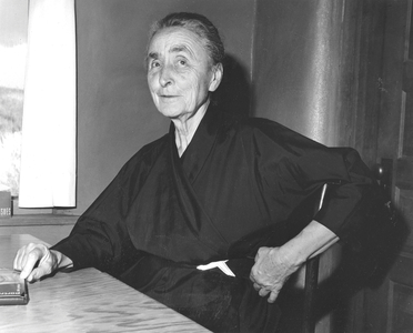 Georgia O’Keeffe, 1962 (b/w photo)