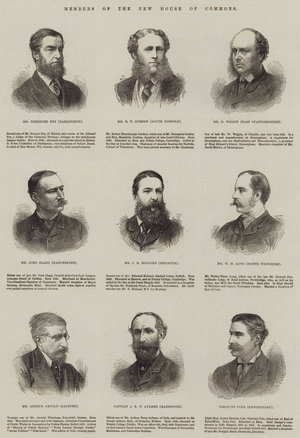 Members of the New House of Commons (engraving)