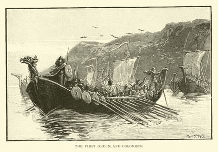The First Greenland Colonists (engraving)