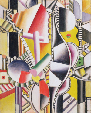 Propellers, 1918 (oil on canvas)