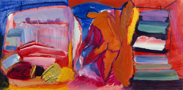 After a Bathe, 1975 (oil on canvas)