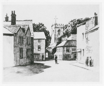 Whalley Village (litho)