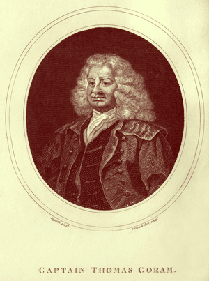Captain Thomas Coram, 1810 (engraving)