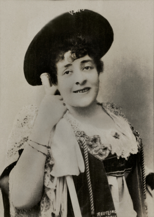 Portrait of the French artist Anna Judic ( 1849 , 1911 ) (photograph)