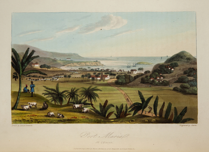 Port Maria, St. Mary's, 1825 (engraving)