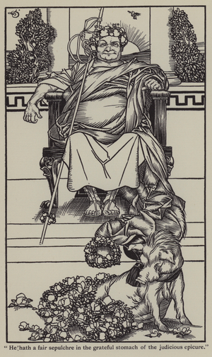 Illustration for The Essays of Elia by Charles Lamb (litho)