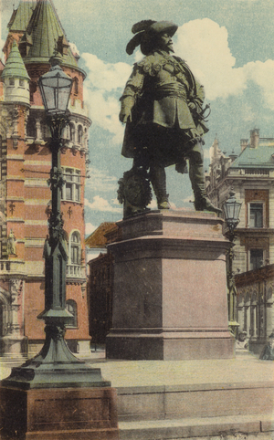 Bremen: Gustav-Adolf-Denkmal, Benedikt Fogelberg (colour photo)