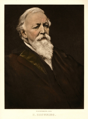 Robert Browning (copper plate print)