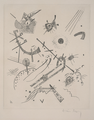 Small Worlds XI (Kleine Welten XI), 1922 (etching & drypoint)
