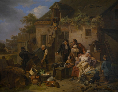 Auction of Seized Goods, 1835 (oil on canvas)