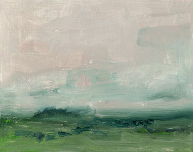 Up on Ridge Point (acrylic on board)