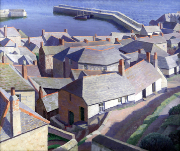 Early Morning Newlyn, 1926 (oil on canvas)