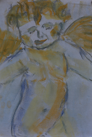 Peaceful angel, 2015 (pastels)
