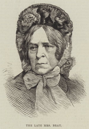 The late Mrs Bray (engraving)