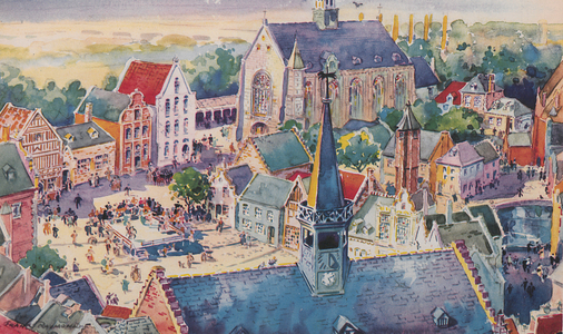 The Belgian Village Exhibit At The Century Of Progress