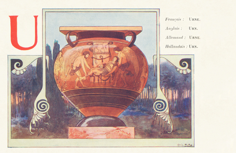 U : Urne (Français, Allemand) – Urn (Anglais, Hollandais)