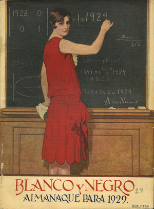 Blanco y Negro Magazine Cover, Spain, 1920s