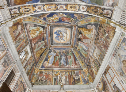Twelve Apostles and Triumphant Christ, 1590-1600 (fresco)