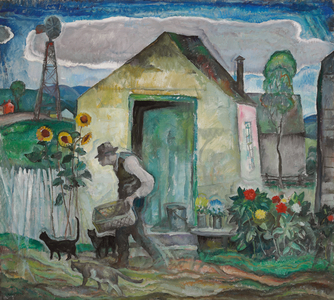 Old Albert, c.1928 (oil on canvas)