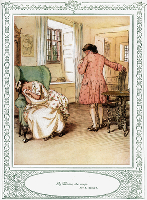 Oliver Goldsmith 's play She Stoops to Conque