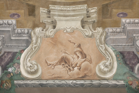 The Fall of the Demons, Stories of Scipio, detail, 1731 (fresco) (detail of 3498337)