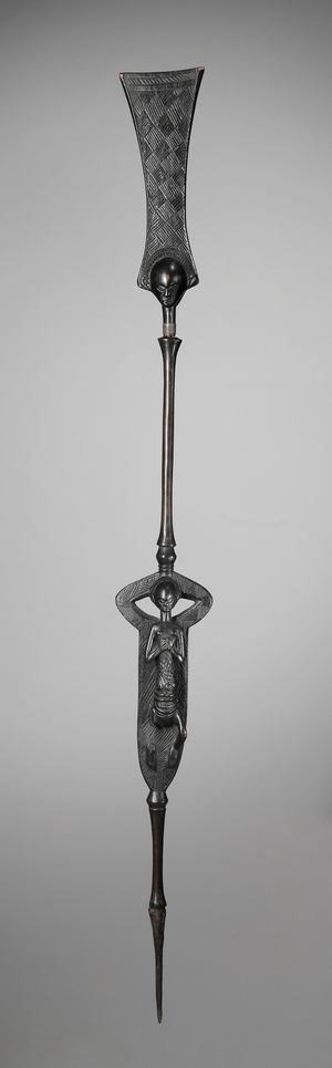 Staff of Office (kibango), Luba, late 1700s-early 1800s (wood) 