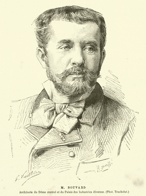 M Bouvard, Architecte du Dome central et du Palais des Industries diverses (engraving)