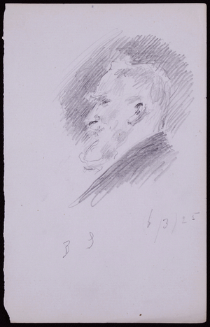 Portrait of George Bernard Shaw, 1935 (pencil on paper)