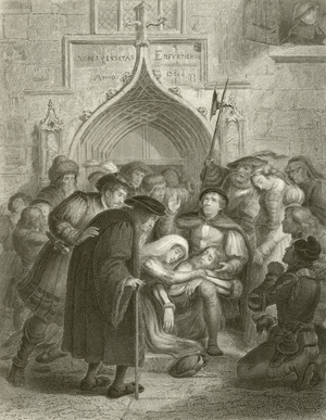 Martin Luther and the Call from God (engraving)