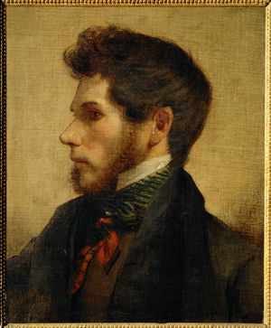 Self-portrait (painting on canvas)