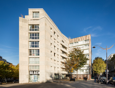 Rehabilitation of a 1960s hostel into a workers' residence by Croix Marie Bourdon Architectes, 2016 (photo)