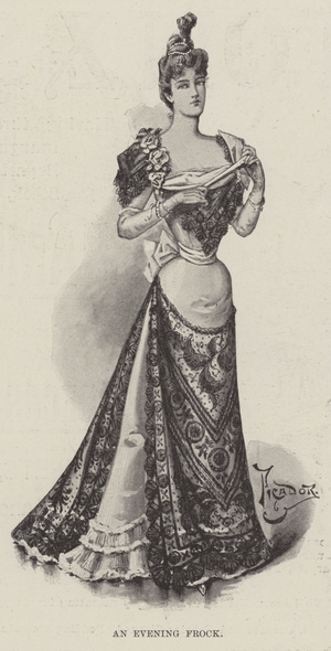 An Evening Frock (litho)