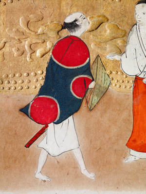 Osakazu Byobu - Japanese eight-panel folding screen (painting)