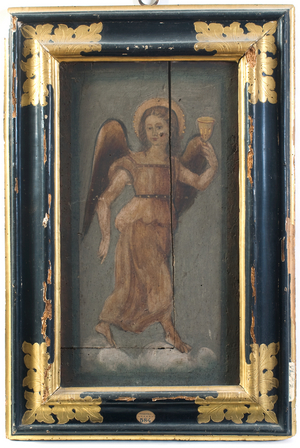 Angel with chalice, c.1500-1550 (tempera on board)