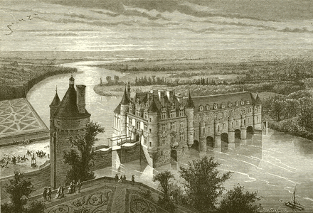 Chateau de Chenonceaux (engraving)