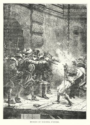 Murder of Marshal d'Ancre (engraving)