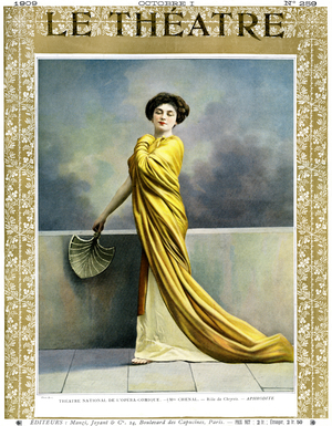 Marthe Chenal as Chrysis in Aphrodite  by Erlanger