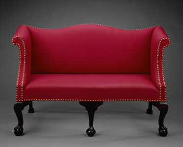 Sofa, 1750-1800 (mahogany, white oak, red oak, and spruce)