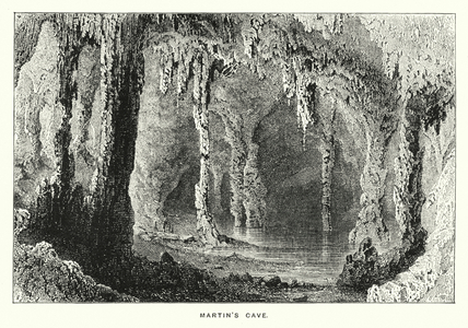 Gibraltar: Martin's Cave (engraving)