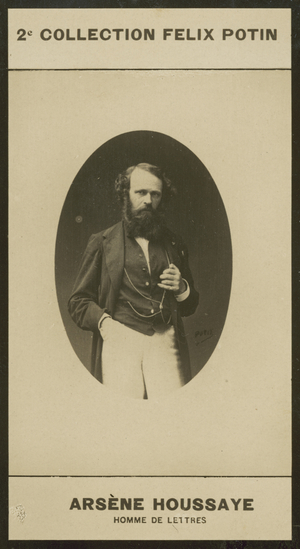 Arsene Houssaye, Homme De Lettres, 1815-1896 (b/w photo)
