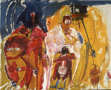 Schmit's Restaurant, 1959 (Oil on canvas)