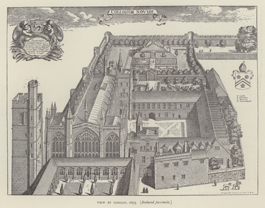 View by Loggan, 1675 (engraving)